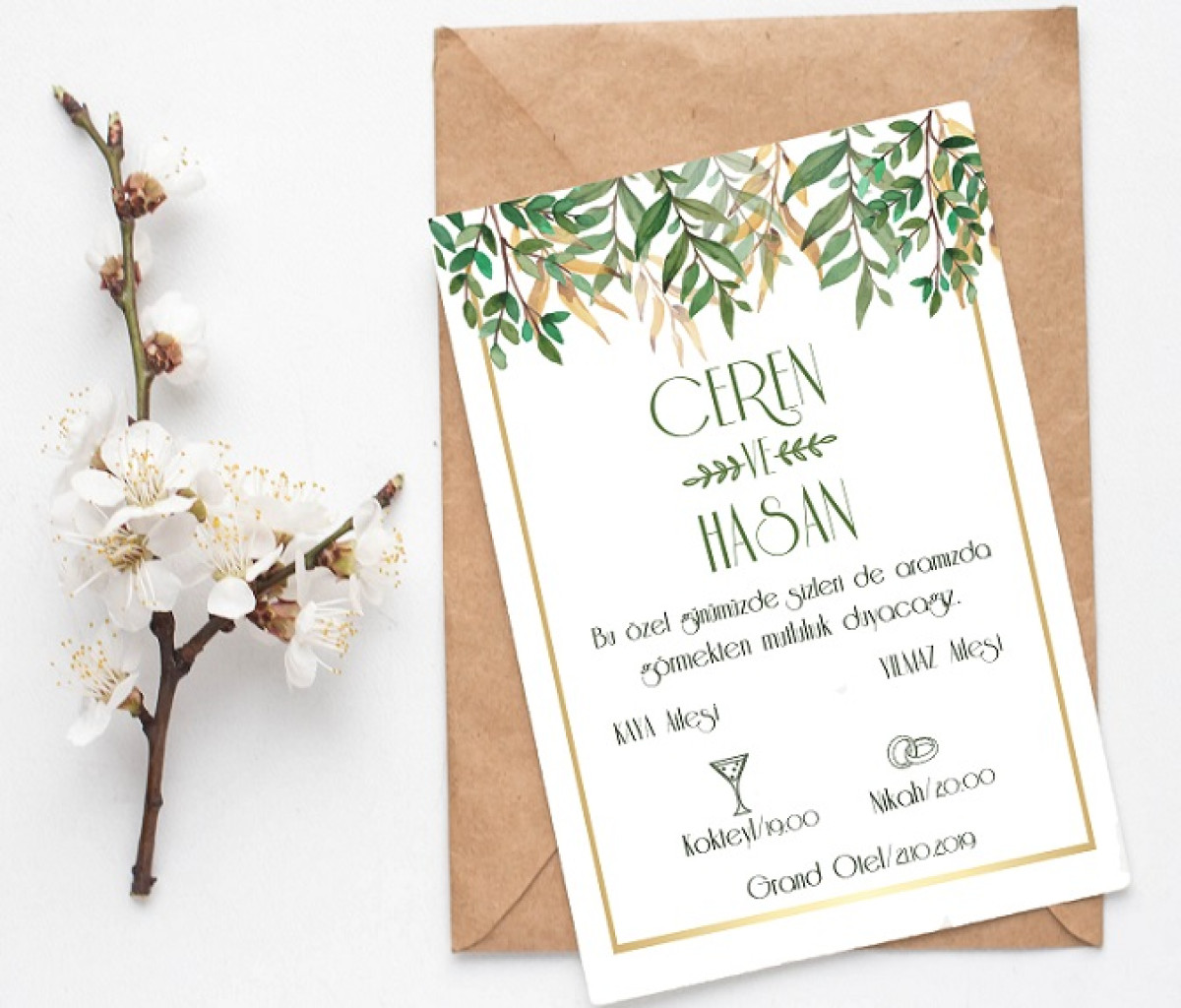 Davetiye Tasarımı B