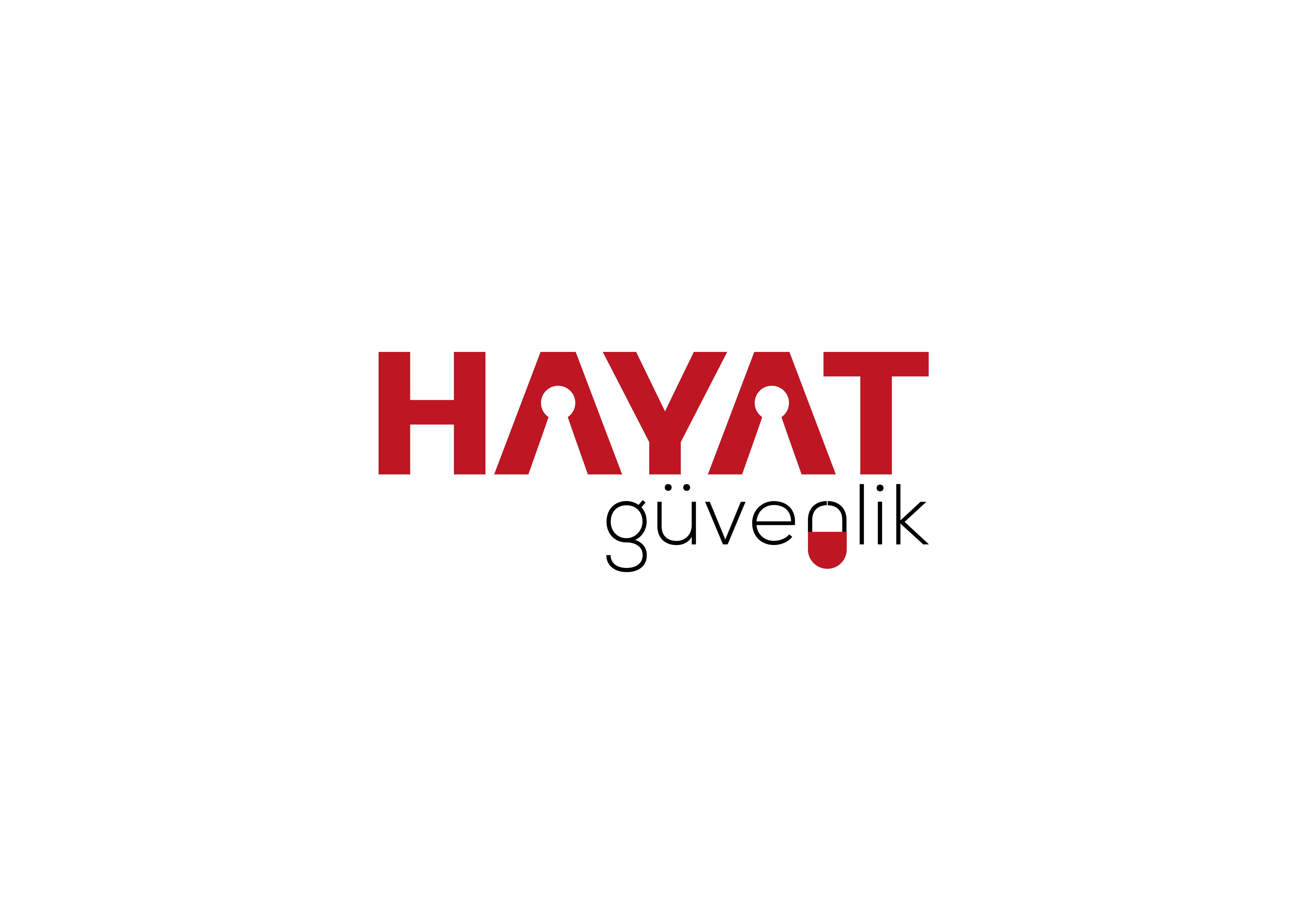 Hayat Güvenlik için LOGO tasarımı.