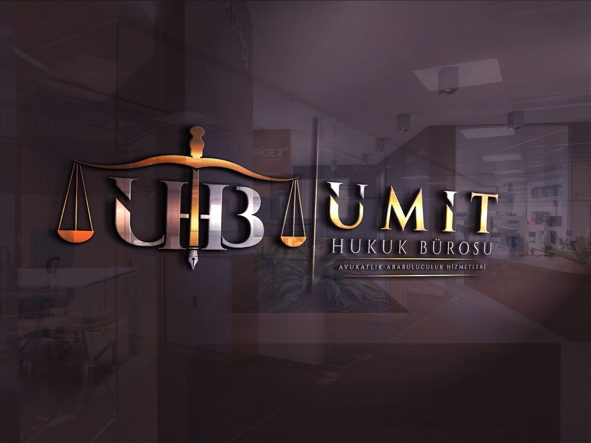 Hukuk Büromuza Kurumsal Logo
