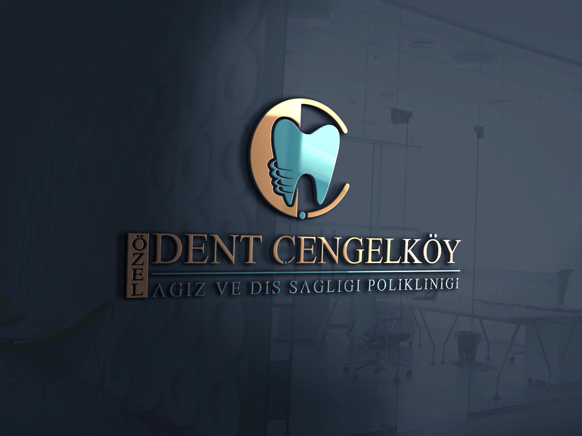 DİŞ KLİNİK LOGOSU. TEMİZ...