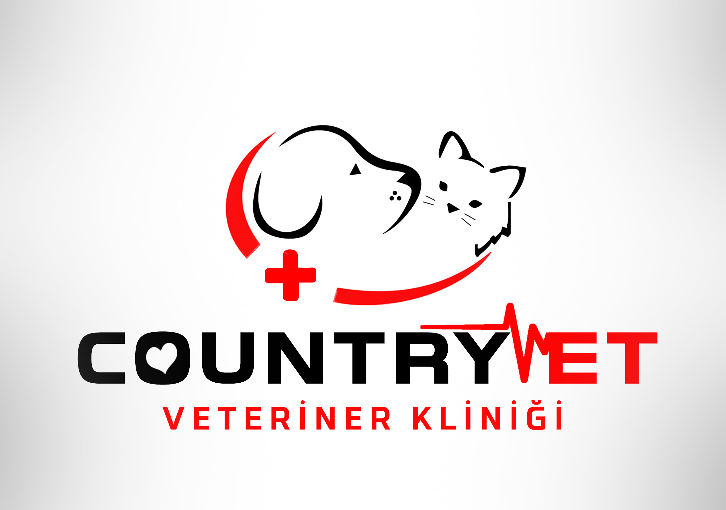Veteriner Kliniği için özel bir logo