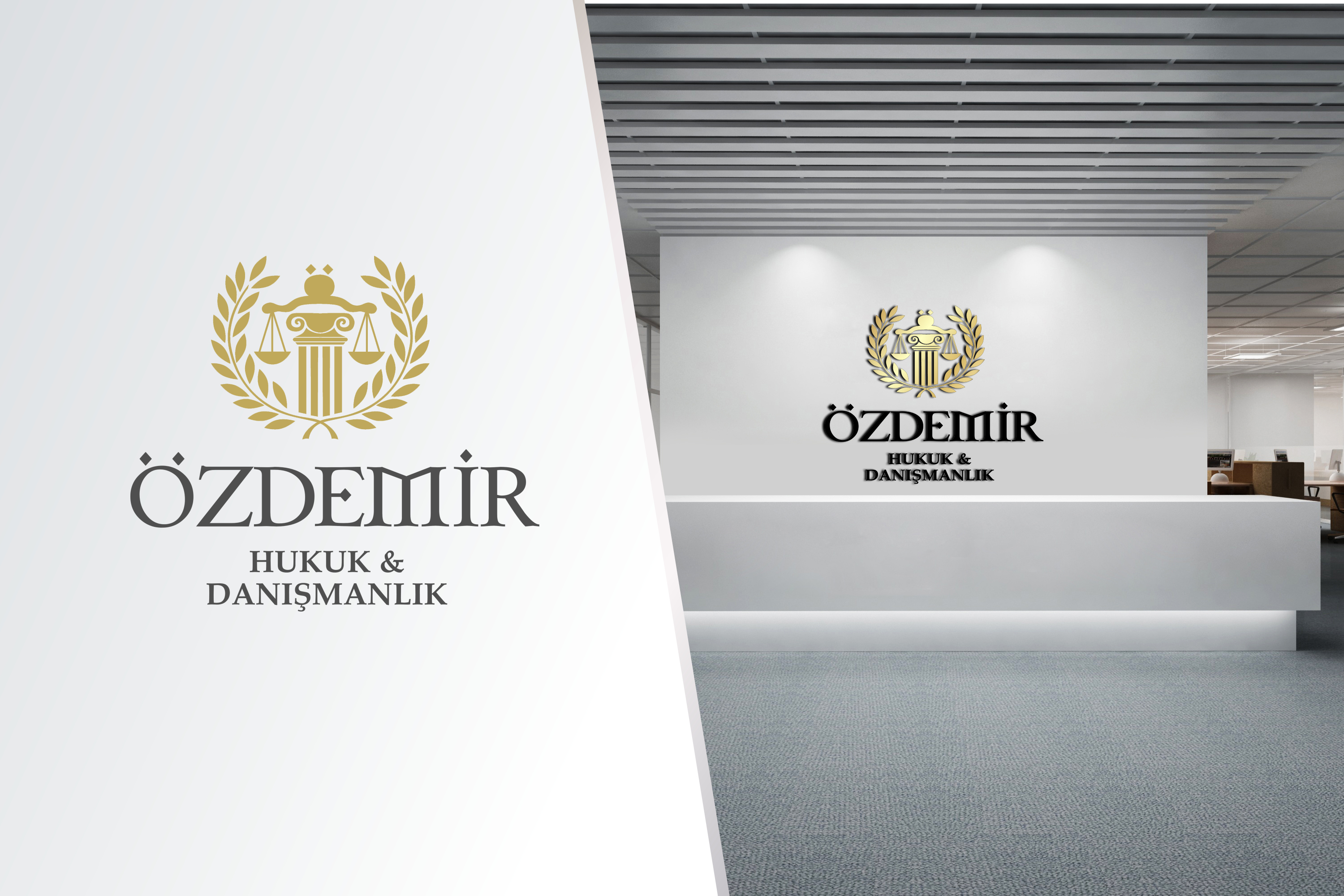 Hukuk bürosu için logo tasarımı