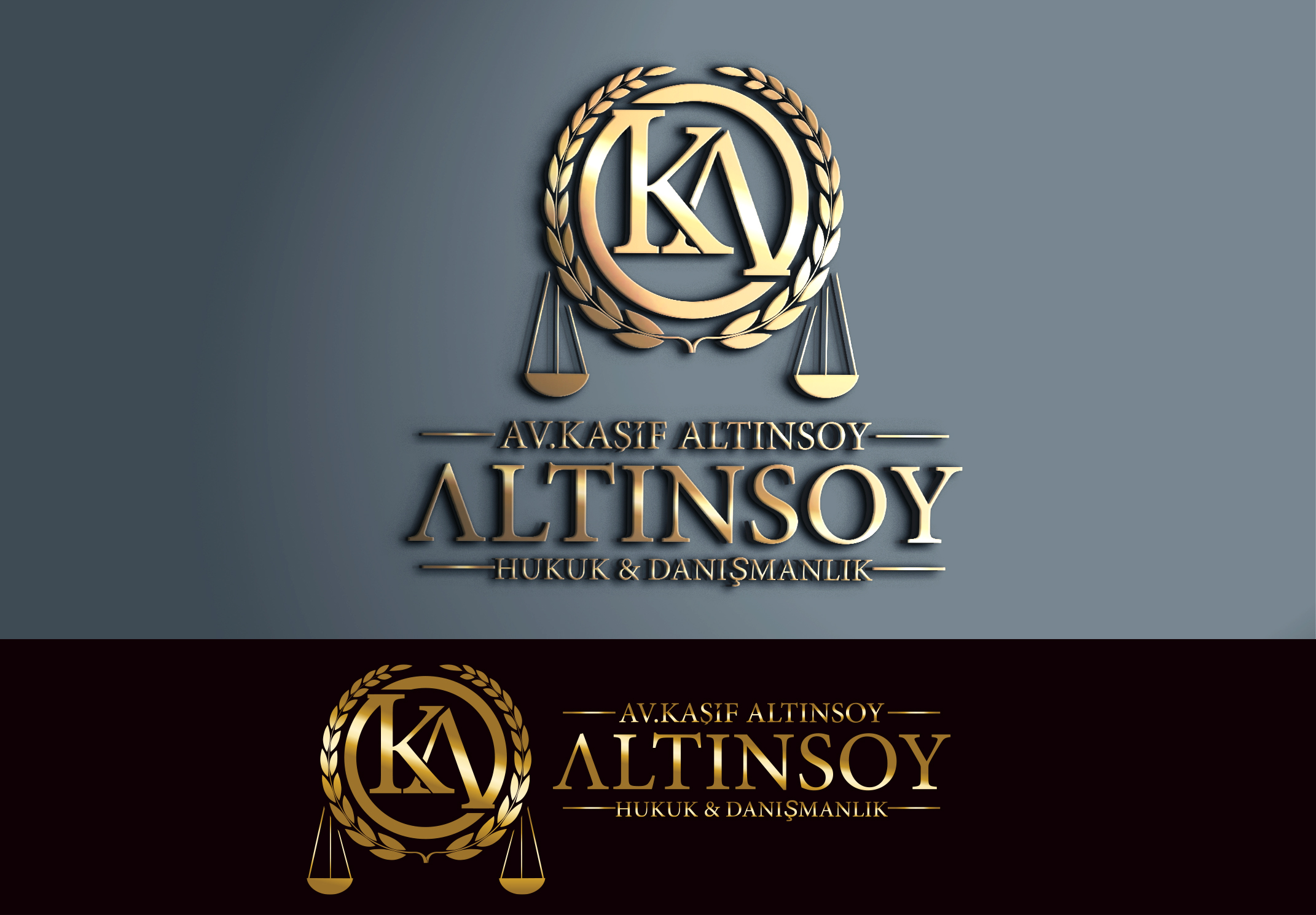 HUKUK BÜROSU İÇİN LOGO TASARIMI