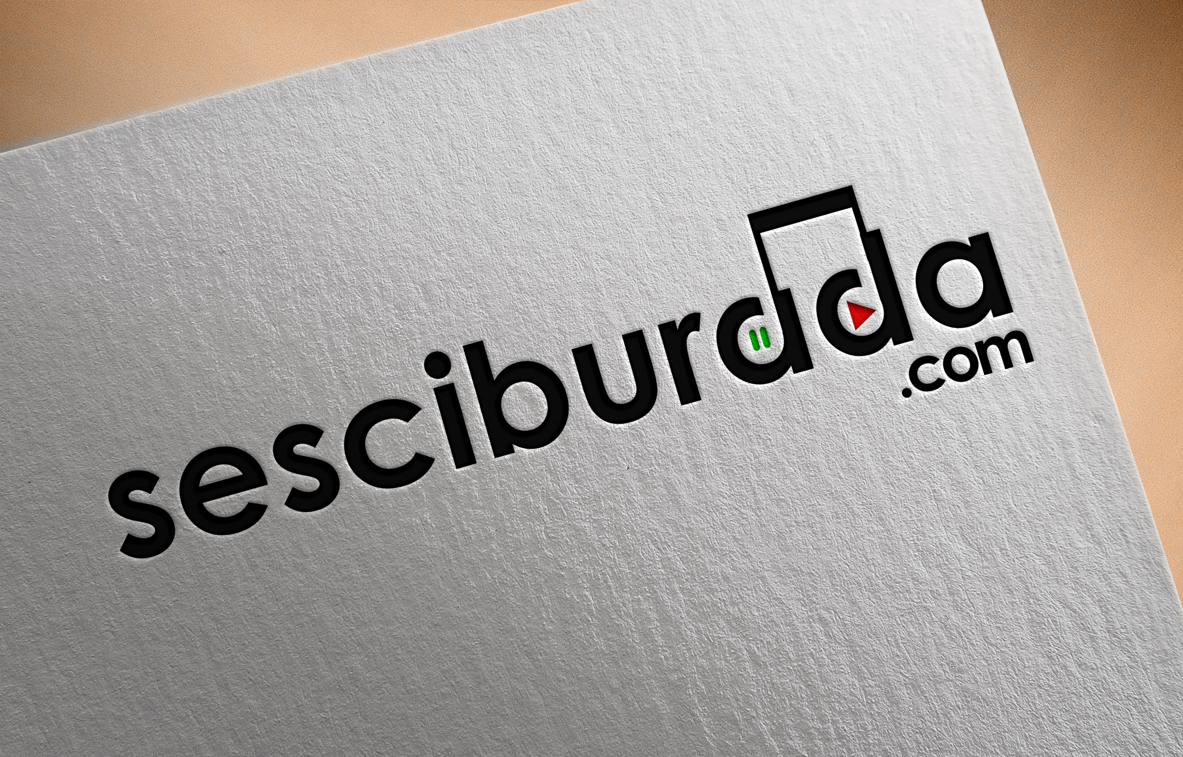 Sesciburada E-Ticaret sistemiz için logo