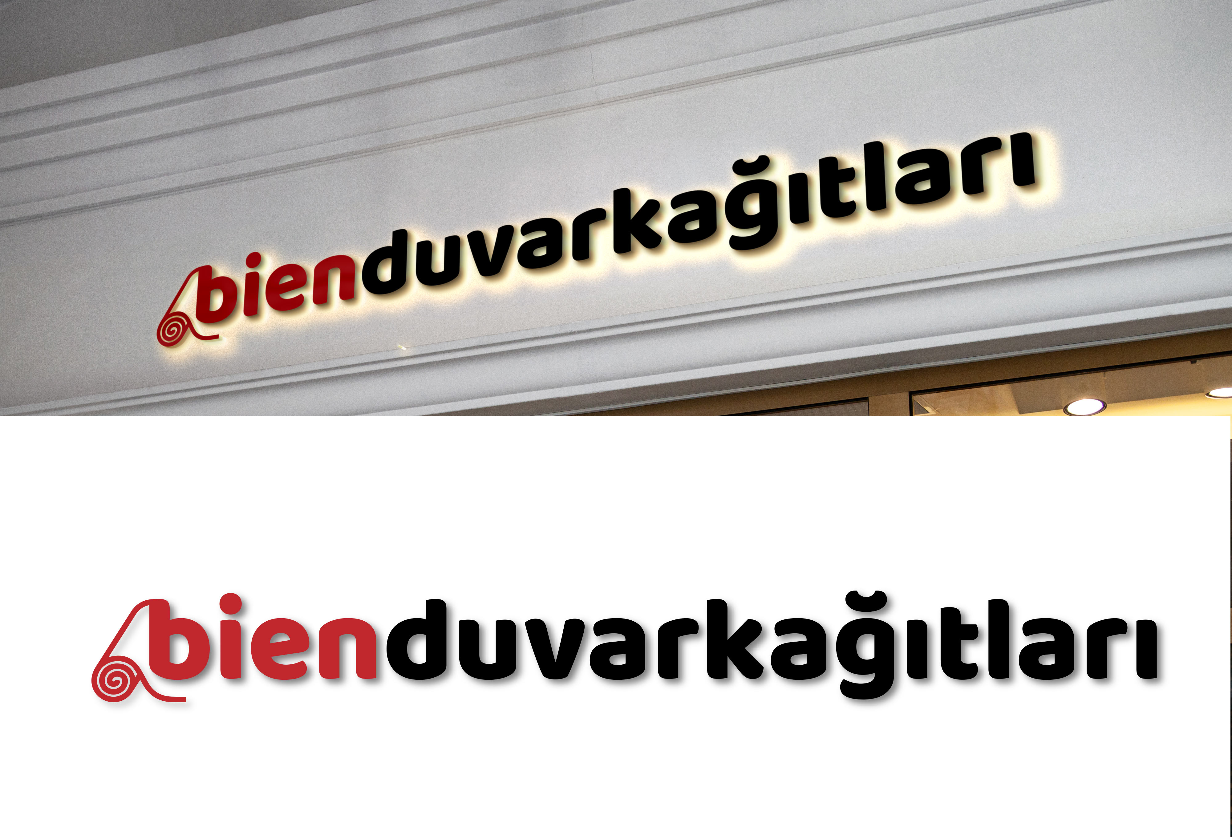 duvar kağıdı firmamıza güçlü farkı logo