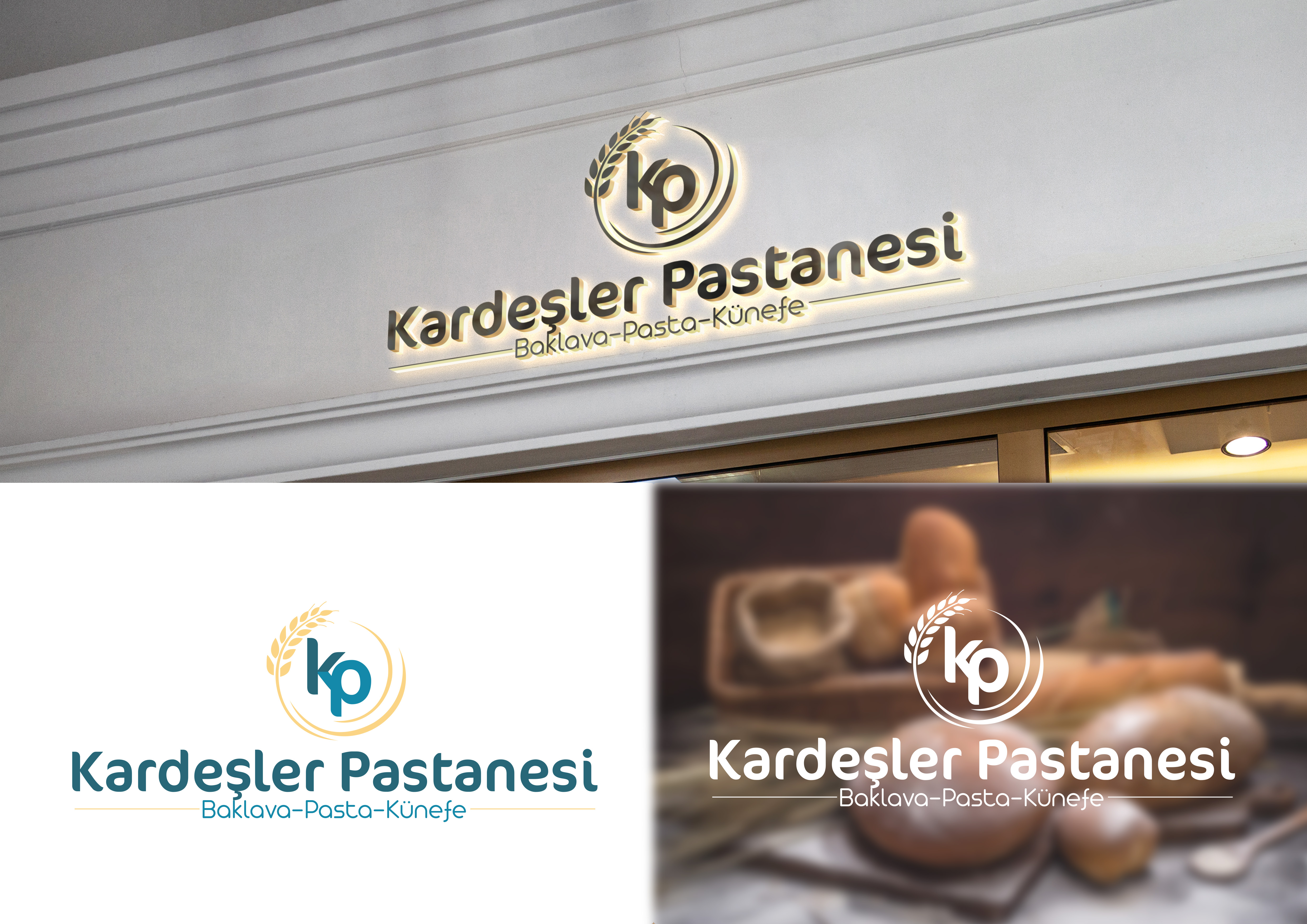 Kardeşler Pastanesi logu çalışması