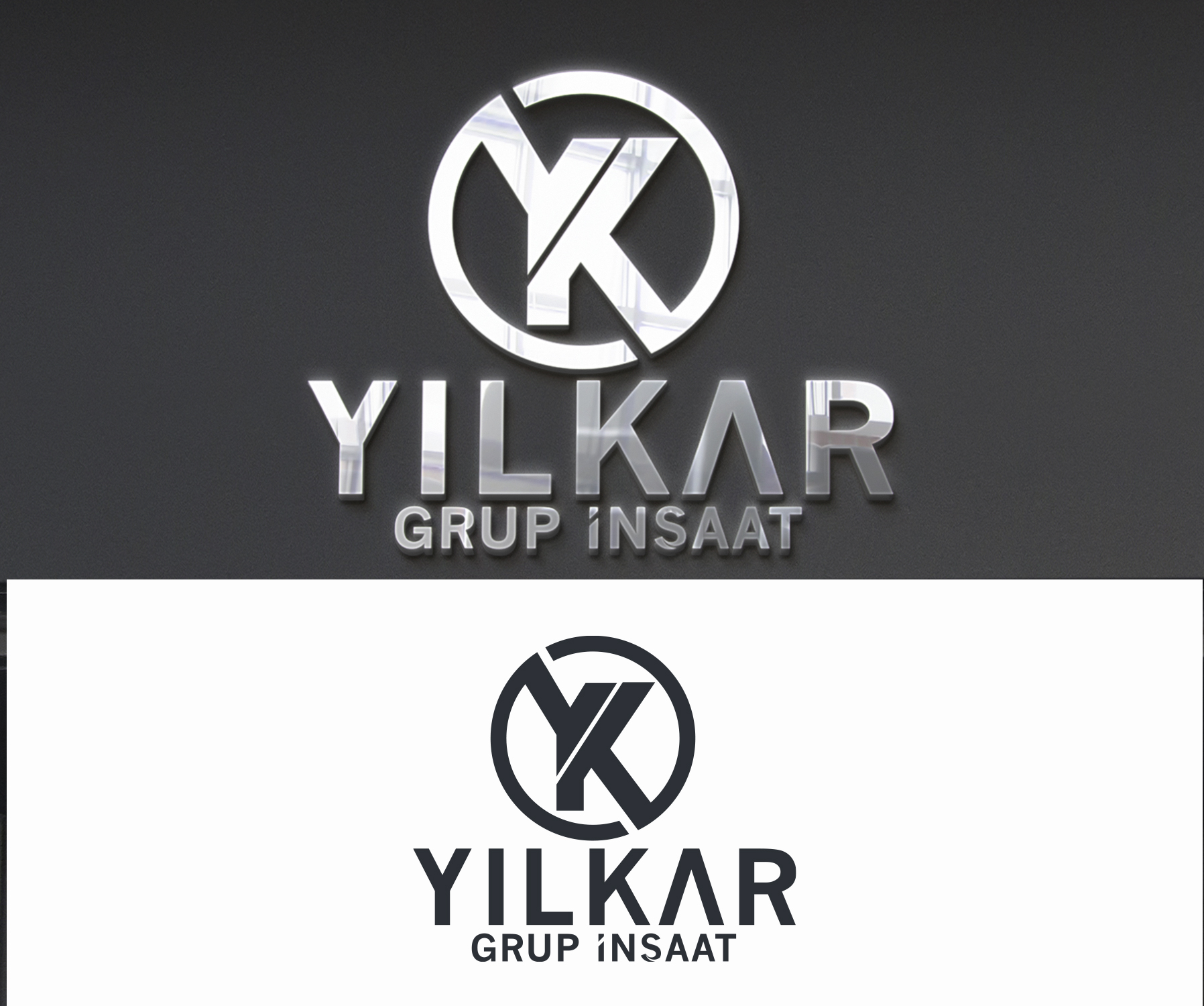 İNŞAAT FİRMAMIZ İÇİN LOGO TASARIMI