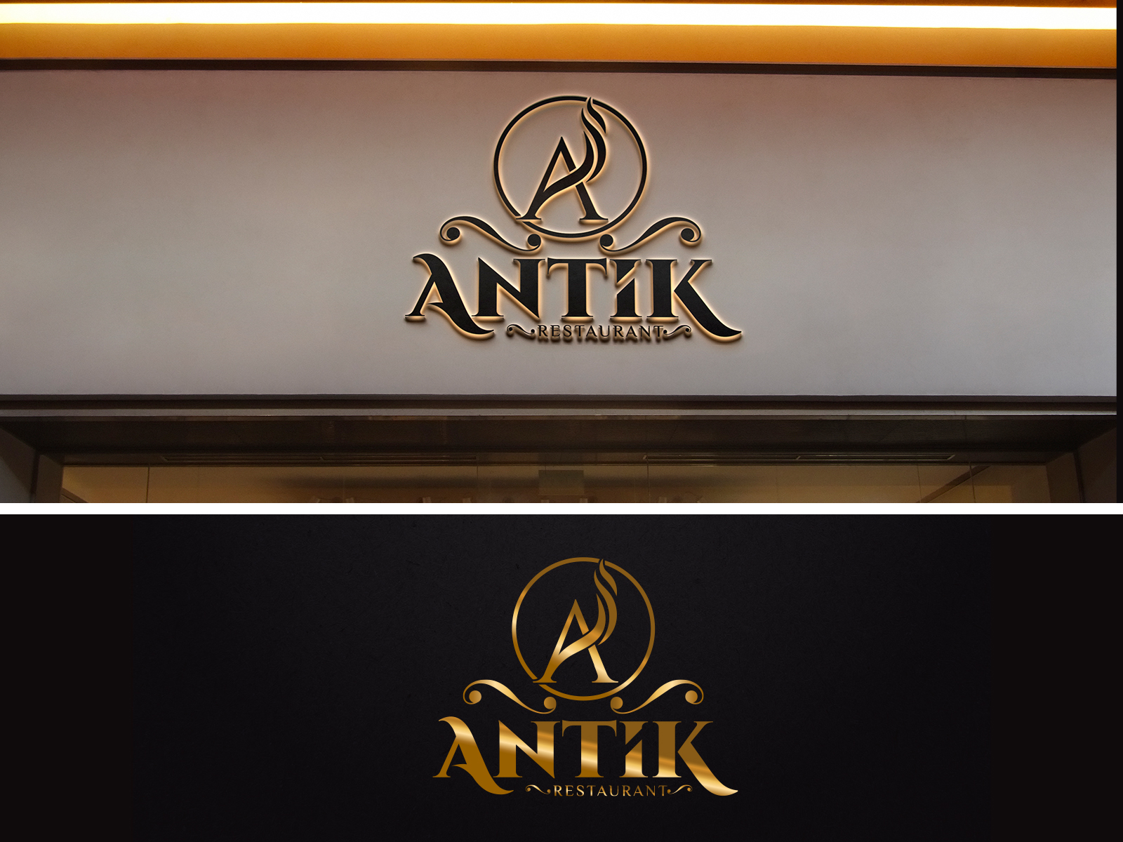 Fransada Turk restaurat logo TASARIMI
