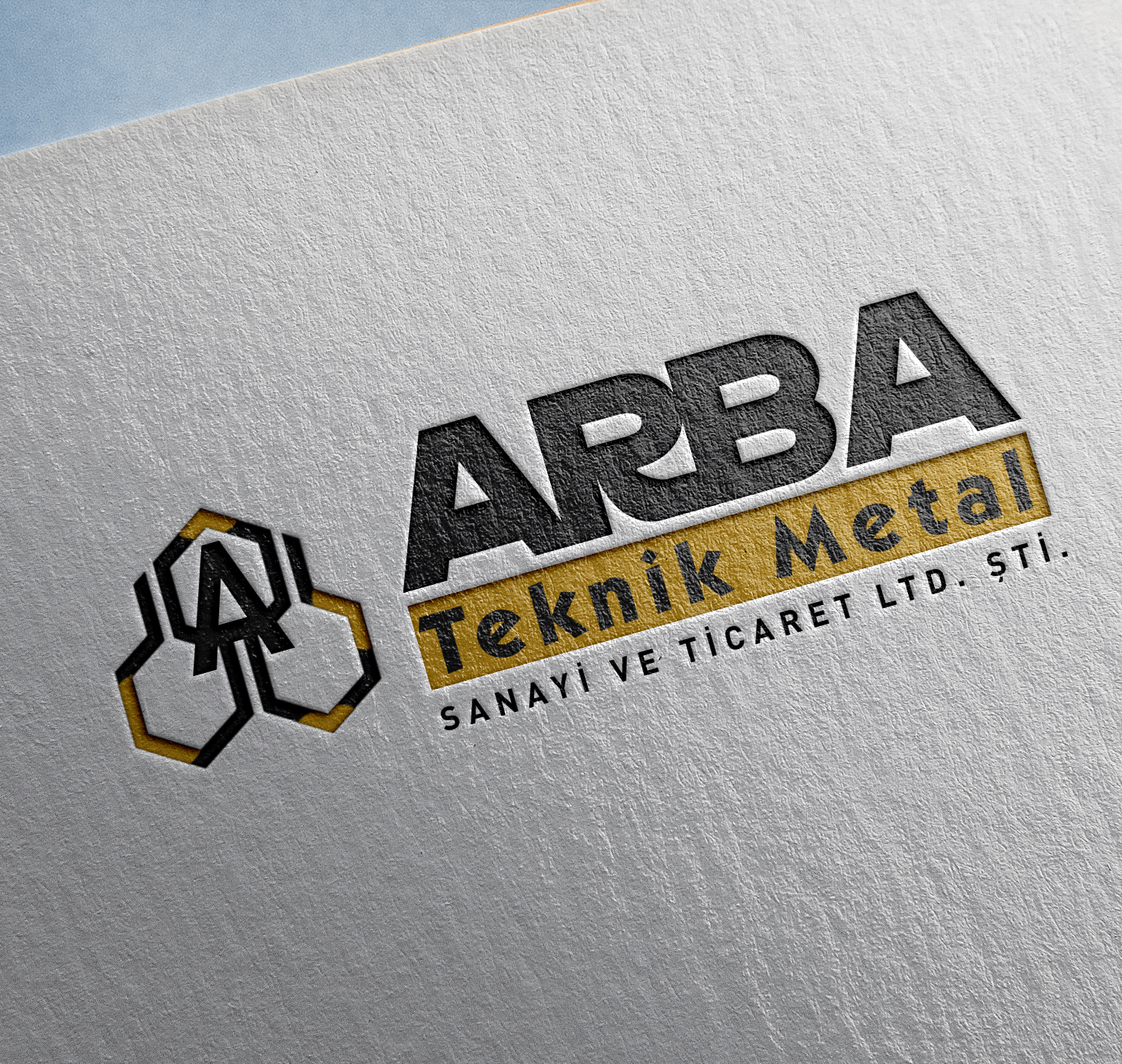 Sirketimiz icin logo ve kurumsal kimlik