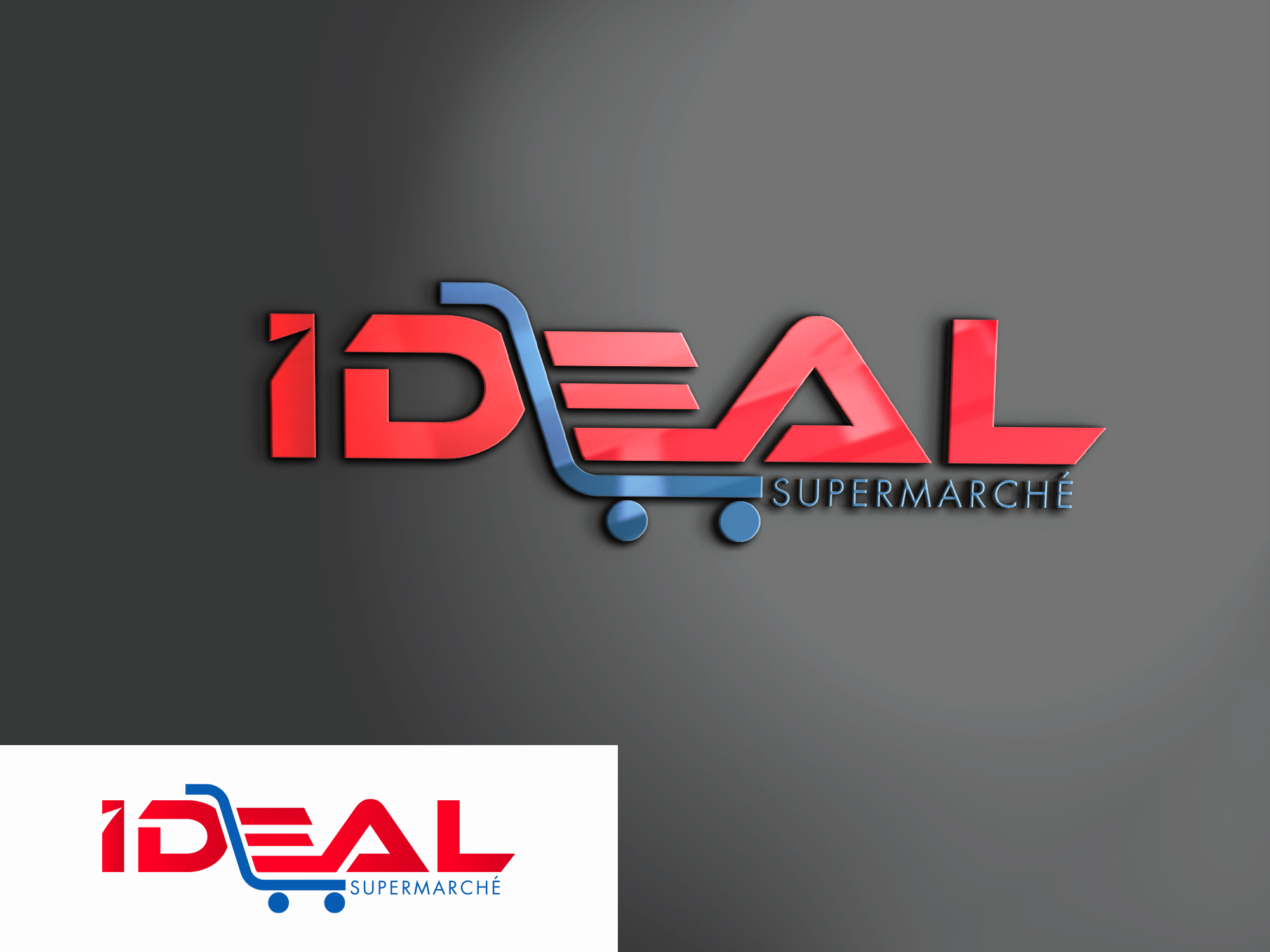 Market zinciri icin bir logo