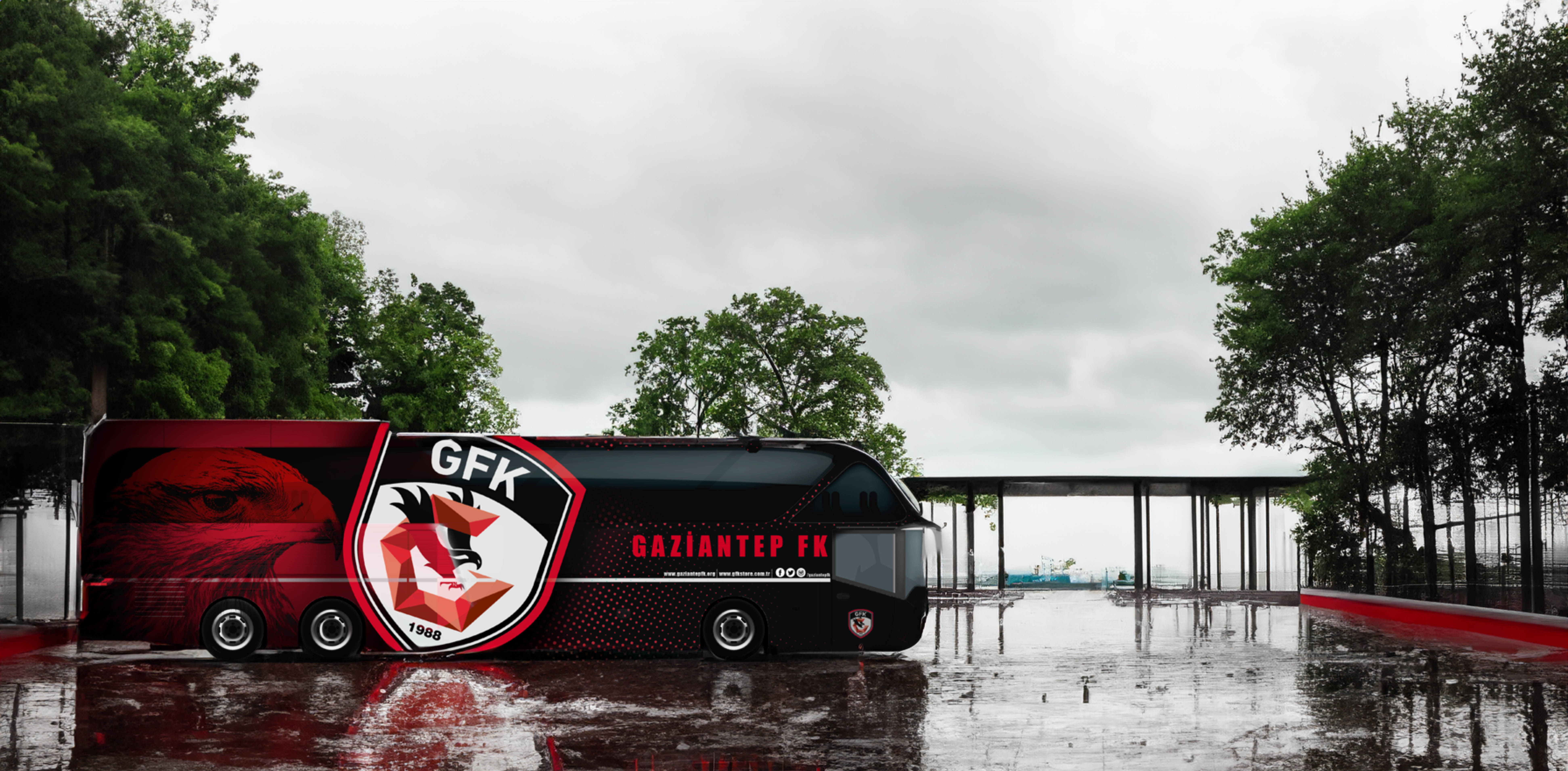 Gaziantep FK Takım Otobüsü Tasarımı