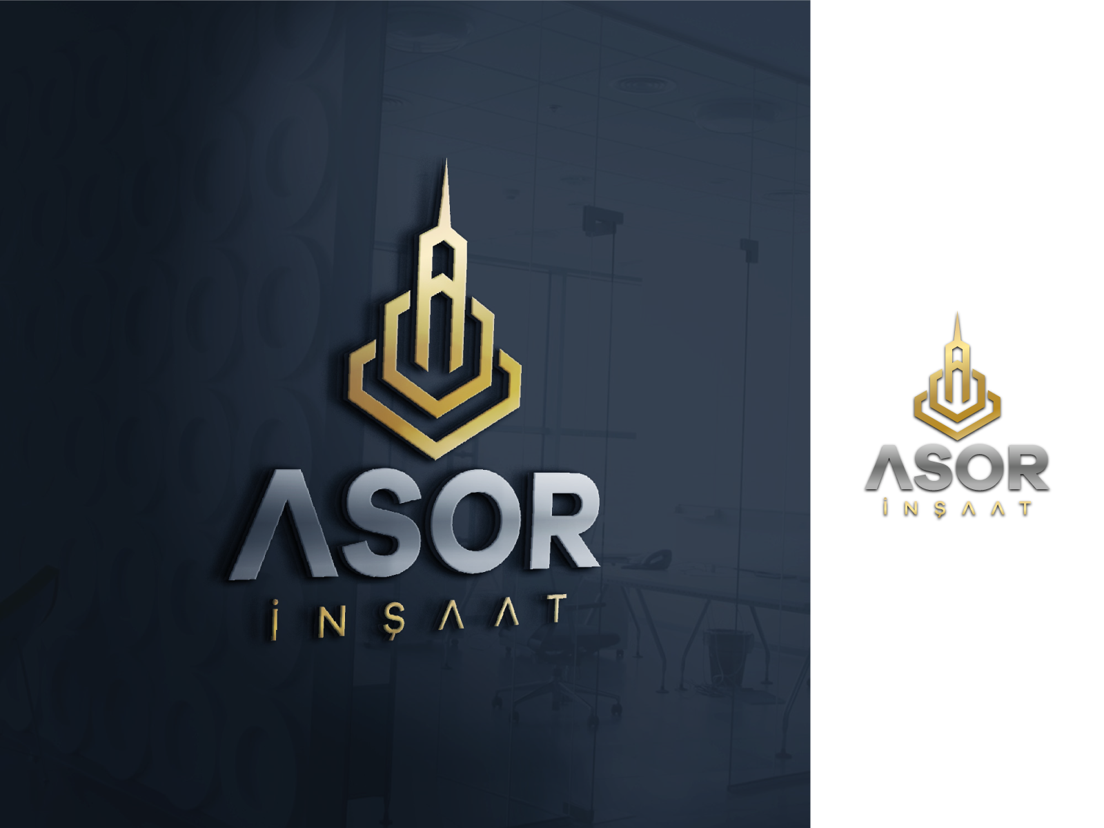 inşaat  firması için logo