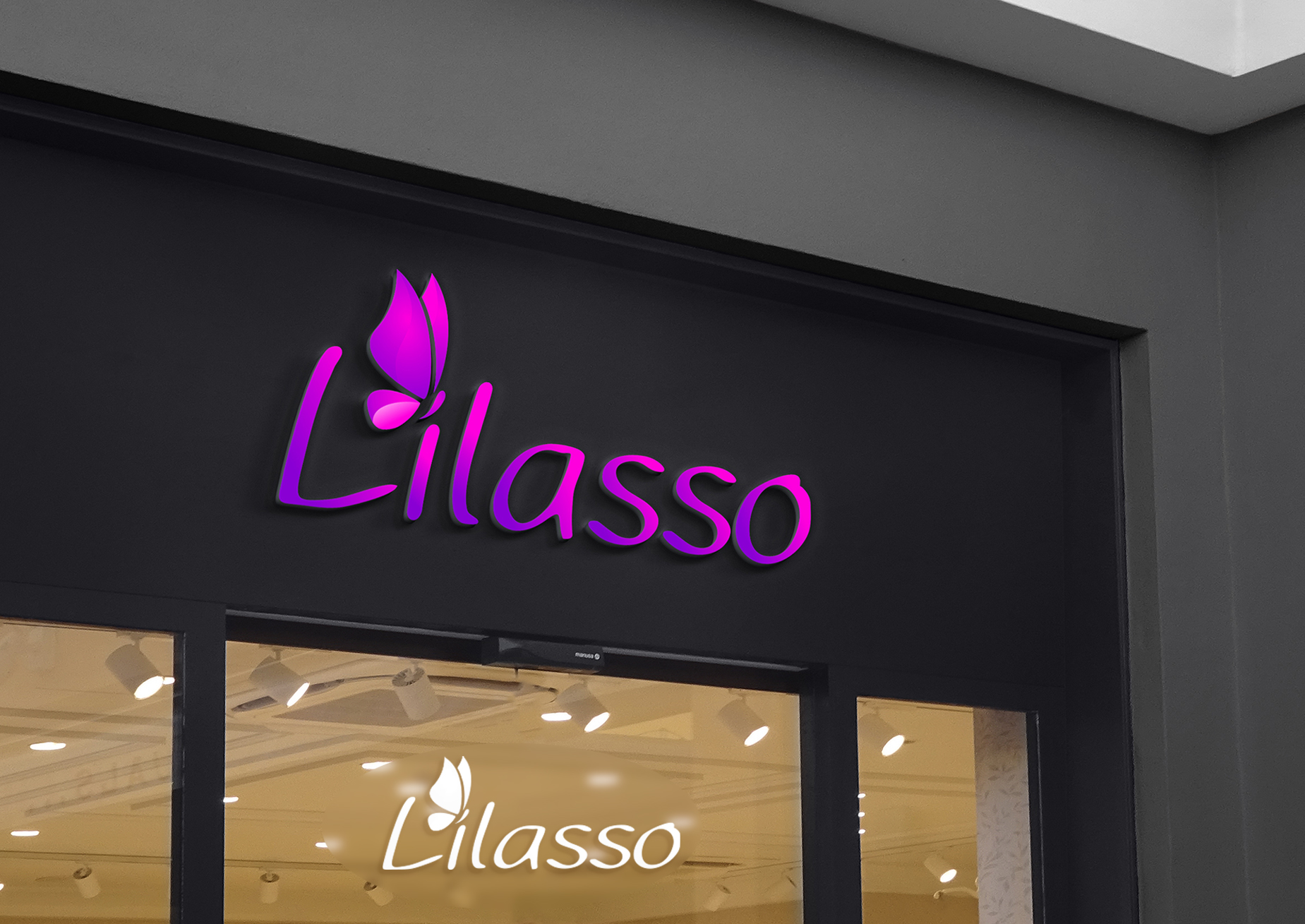 ''LİLASSO'' MARKASI İÇİN LOGO-KARTVİZİT