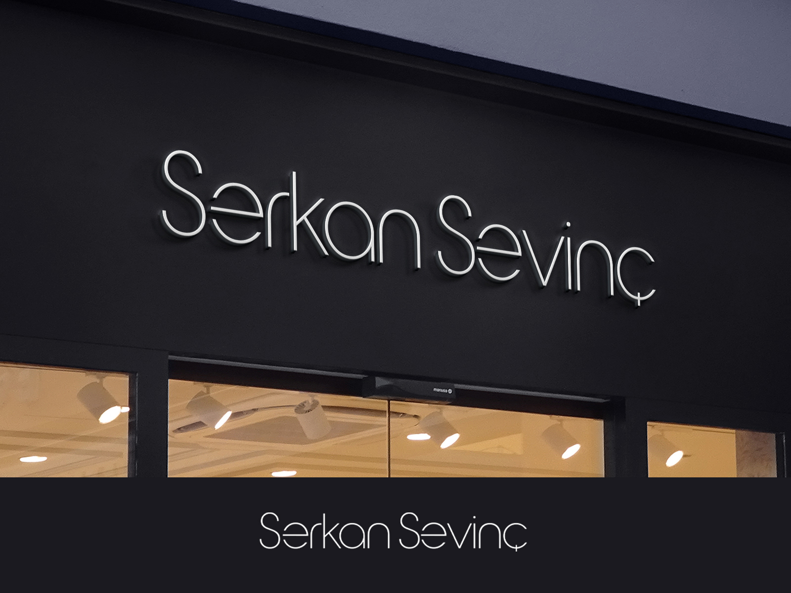 ERKEK GİYİM MARKASINA UYGUN SADECE YAZI KARAKTERLİ BİR LOGO TASARIMI