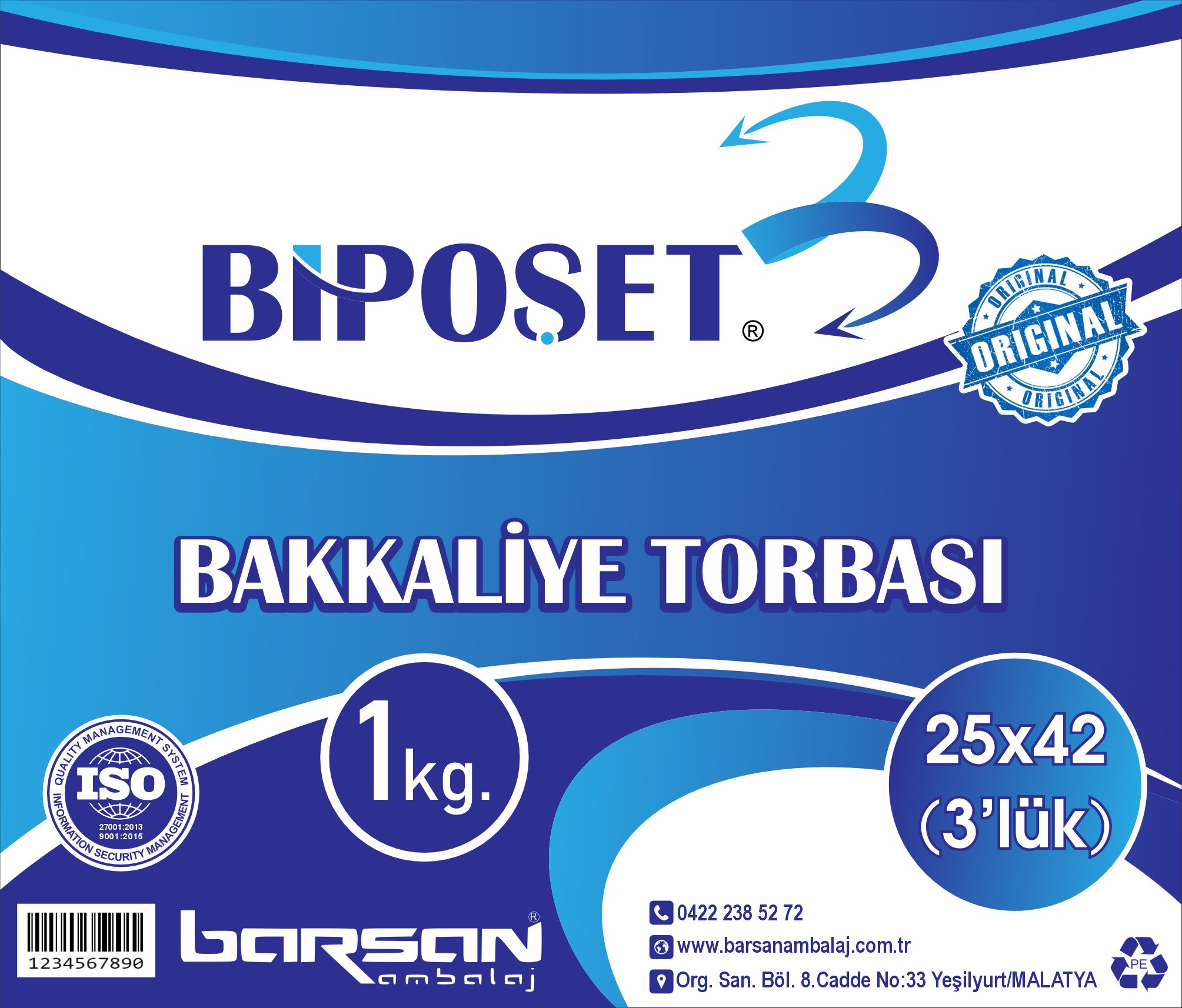 BAKKALİYE TORBASI  DIŞ AMBALAJ TASARIMI