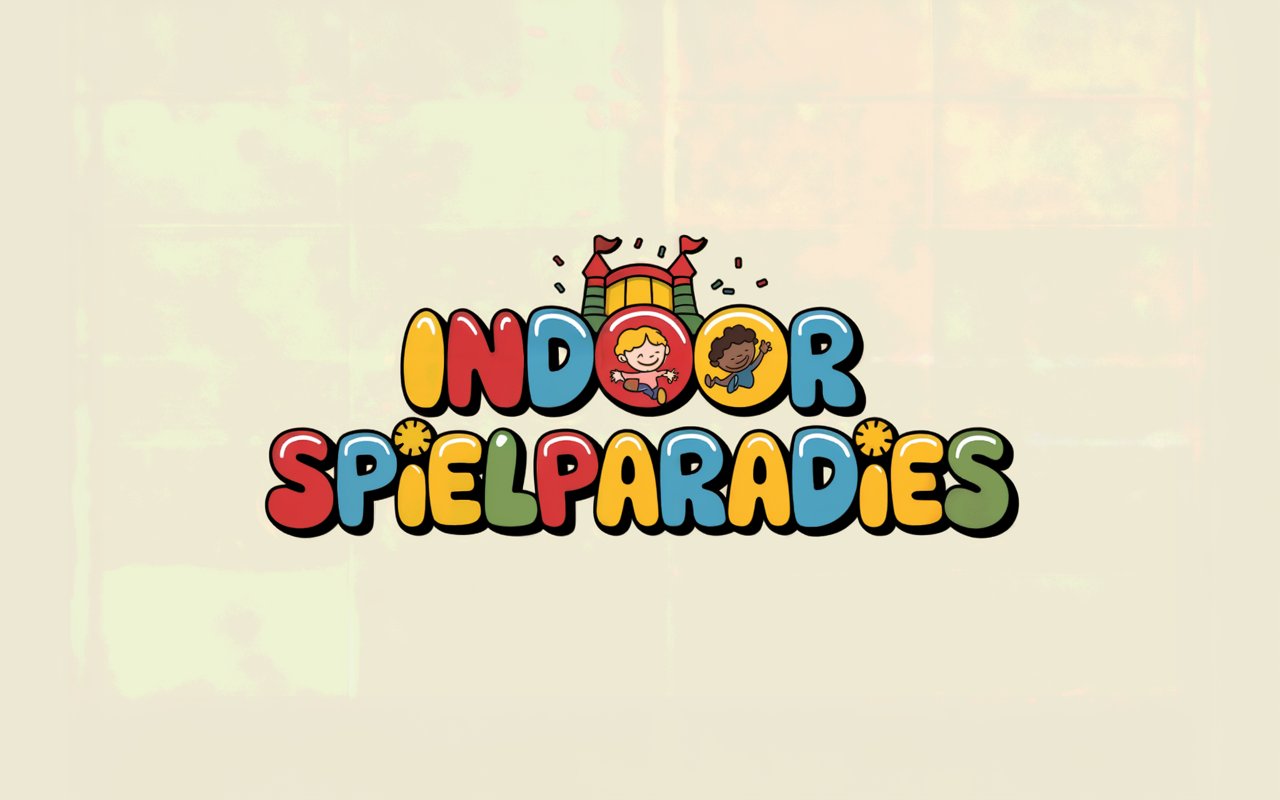 Indoor Spielparadies İçin Yaratıcı Logo