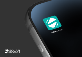 solarmetrica.com İçin Yenilikçi Logo - sariportakal